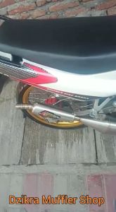 Knalpot Racing Stainless Steel Samping Untuk Motor Suzuki Satria 2 Tak 120