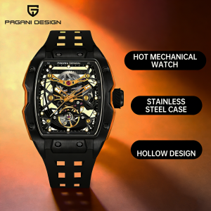 Pagani Design Luxury Brand Mens Watch 50m Waterproof Stainless Steel Sapphire Casual Mens Automatic Mechanical Watch