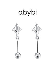 ABYBcharming Earrings Star Design Alloy Silver Gold Plated Original Style Fresh out Birthday Gift for Best Friend Womens Fashion Jewelry