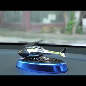 Elegant Red Helicopter Car Air Freshener with Rotating Light - Buy 1 Get 2 Free