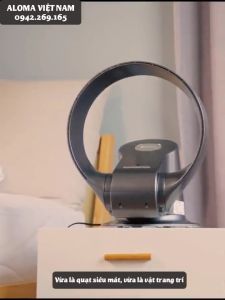 Quạt không cánh siêu mát an toàn KJapan CR-309 để bàn hoặc treo tường phòng ngủ phòng vệ sinh - Quạt không cánh Nhật Bản 220V có điều khiển từ xa bảo hành 2 năm sang trọng
