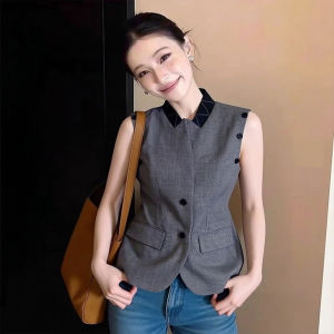 DANTING | Elegant Sleeveless Women Vest Top Slim Fit