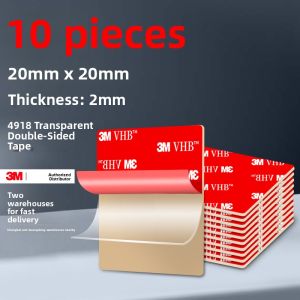 3M | Strong Waterproof Heat-Resistant Transparent Double-Sided Tape 20mm