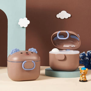 Baby Milk Powder Box Portable Outing Satchel Rice Powder Box Storage Tank Sealed Moisture-Proof Compartment Separately Packed Case Foodstuff Box