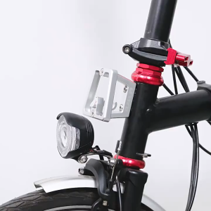 Aluminum Alloy Front Carrier Bracket Mount Adapter Raised Bracket Front Bag Holder for Dahon & Brompton Folding Bikes