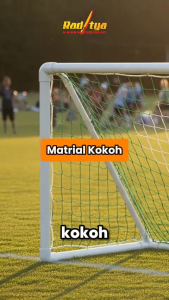Gawang Mini Soccer Besi Murah 2x5 Meter – Tiang Kokoh Pipa 3 Inch & 2 Inch + Free Jaring