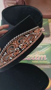 PECI NU HIJAU TINGGI 9 / KOPIAH SONGKOK NU MERAH PUTIH / PECI SONGKOK NU KUNING EMAS TINGGI 9 CM