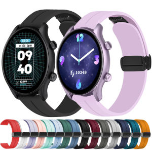 22mm Magnetic Buckle Band For Zeblaze Btalk 3 Plus Silicone Strap For Zeblaze GTS 3 GTS 3 Pro/Ares 3Plus GTR 3 Pro Vibe 7 7 Lite
