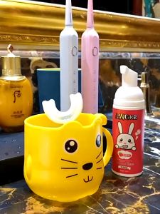 【MY Girl】Buy 1 Take 1 360 Degrees kids U-shaped Toothbrush & Toothpaste Toddler Baby 2-6-12 Yrs Old