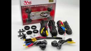Camera Hành Trình Toàn Cảnh JISUIDA 360 Độ Với Hệ Thống Đa Phương Tiện Màn Hình Android 1080P/720P Chức Năng 360APP Để Giám Sát Xe Cộ