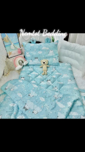 🌵SIÊU XỊN🌵 Bộ Nệm Gối Chăn Cho Bé Đi Học Lụa Lyocell 80S Cao Cấp Thoáng Mát Kèm Túi _Nemtot Bedding