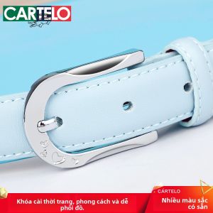 CARTELO | Khóa Đai Nữ Màu Xanh Nhẹ Nhàng