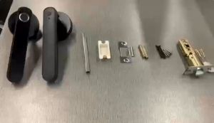 Smart Door Lock TUYA 8 in 1 Fingerprint & Electronic Digital Password Handle Lock