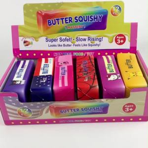 Bandai | Squishy Jumbo Slow Rising Butter Squishy Toy for Blind Box Fun Anti Anxiety Stress Relief & Decompression Squeeze Toy for Adults