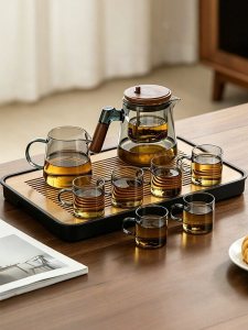 YIHUTEA | Heat-resistant Tea Brewing Set One-touch Water-Tea Separation