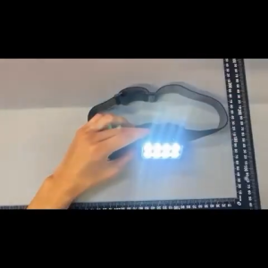 Rechargeable LED Headlamp USB 5 Modes Work Light Flood Beam Adjustable Strap Camping Hiking Fishing