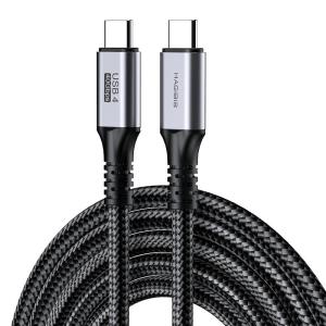 Hagibis USB4 Full Function Type-C Cable Lightning 4/5 Data Cable 40Gbps Mobile Video Line 240W 100PD Charging Line CtoC for Apple iPhone 17 MacBook Notebook
