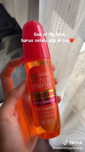 Makarizo Hair Energy Scentsations Hair Fragrance Cherry Blossom 100 mL Parfum Rambut / Minyak Wangi