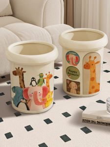 ถังขยะครัวความจุขนาดใหญ่สไตล์ครีม เหมาะสำหรับใช้ในบ้าน ที่อยู่อาศัย ห้องน้ำ ห้องนอน ห้องนั่งเล่น ถังขยะกระดาษแบบแขวน