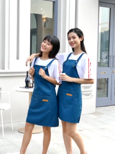 Cooking Kitchen Apron for Woman Men Chef Waiter Cafe Shop BBQ Hairdresser Aprons