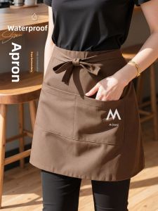 Waterproof Waist Apron Customizable for restaurants and cafes