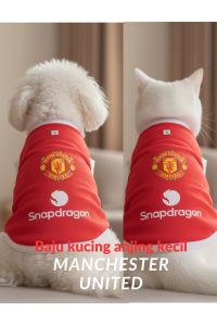 Baju kucing anjing kaos manchester united