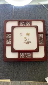 Đèn trần gỗ MYANS theo phong cách cổ điển với 3 màu ánh sáng