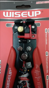 WISEUP คีมตัด/ปอก/ย้ำ สายไฟ 8/200mm. 010506 :โอเคอะไหล่แอร์