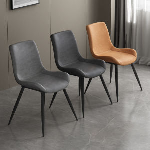 Accessible Luxury Dining Chair Modern Minimalist Home Stool Backrest Nordic Iron Chair Internet Hot Casual Dining Room Dining Table and Chair