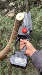 เลื่อยไฟฟ้าแบต เลื่อยตัดไม้ เลื่อยไฟไร้สาย 48V เลื่อยไฟฟ้า 6 นิ้ว เลื่อยโซ่ไร้สาย เลื่อยไฟฟ้าแบต เลื่อยโซ่ไฟฟ้า เลื่อยยนต์ เลื่อยโซ่ยนต์ เลื่อยไฟฟ้าแบต แถมแบต 2 ก้อน