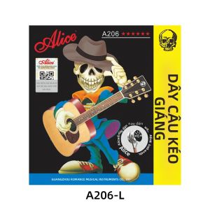 Alice | Bộ Dây Đàn Guitar Acoustic Alice A206 Lõi Thép Hợp Kim Đồng Chống Gỉ 011-052/012-053 Dây Đàn Guitar Dân Gian Cấp Nhập Môn