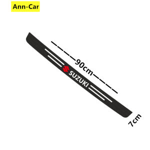 【 Ann-car】 4 Cái/bộ Miếng Dán Bảo Vệ Chống Trầy Xước Bằng Da Sợi Carbon Cho Cửa Xe Ô Tô Suzuki