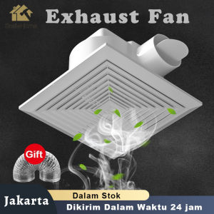 Kipas Angin Hexos Plafon Dak 8 Inch: Ventilasi Kipas yang Kuat untuk Dapur, Toilet & Jendela