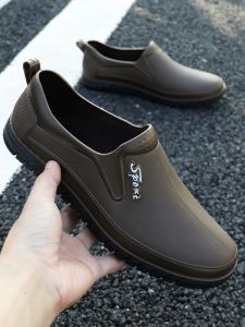 Giày Bốt Chống Thấm Nước Chống Trượt Đế Dày Chống Mài Mòn Mùa Hè Cho Nam Giày Bảo Hộ Lao Động Trong Nhà Bếp Và Công Trường