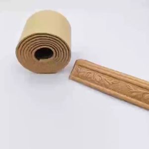 3D Self-adhesive Foam Wall Stickers Waterproof Door Frame Edge Strip Edge Band Wall Skirt Living Room Decoration Waist Line Wallpaper Skirting Living Room Bedroom Home Decoration