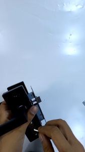 Kunci Pintu Rumah Set Handle Hitam Ukuranr Sedang dan Kecil - Gagang Minimalis Kamar Utama/ body ongkel untuk pintu depan dan kamar