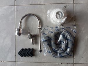 Wastafel portable/bak cuci piring 50x40 cm fullset