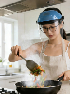 Full Face Protection Cooking Oil Proof Mask