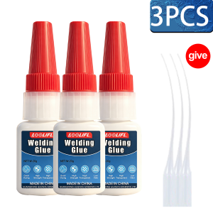 LOOLIFL | Welding High Strength Oily Glue Universal Super Glue Mighty Instant Glue For Metal Plastic Ceramic DIY Wood Rubber Fast Repair