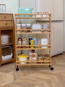 Mobile Multi-function Kitchen Storage Rack