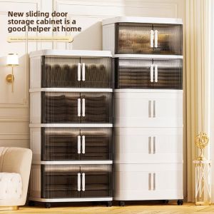 ZHUOLESHI | Space Saving Pull Type Clothes Storage Cabinet