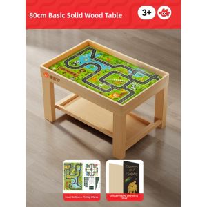 FUZAO | Large Particle Educational Multi-Function Wooden Building Table