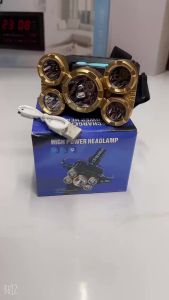 5LED Headlamp Outdoor Flashlight Headlight Adjustable Head Light Waterproof Mini Camping Lamp