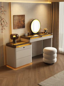 Elegant Minimalist Dressing Table Chest Drawer Unit Jewelry Cabinet