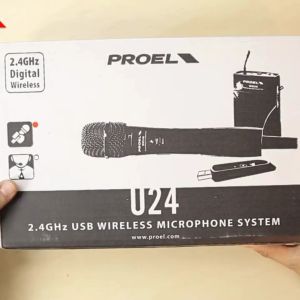 PROEL U24H ไมค์ลอย มือถือเดี่ยว 2.4GHZ USB Wireless U-24H U 24H (สินค้าของแท้ ประกันศูนย์ไทย)