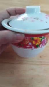 Bộ 10 hũ nhựa melamine cao cấp trắng bóng có  hoa văn có nắp và muỗng đựng gia vị
