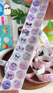 500 pcs Sticker l Label sticker l Sticker Roll isi 500Pcs l Stiker Kue l Stiker Handmade