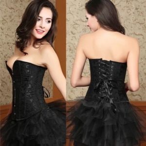 CorsetWaist TrainerSteel Boned Underbust CincherVictorian Lolita