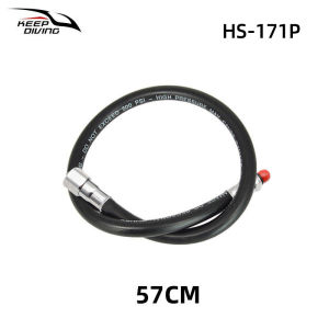 KEEP DIVING | 1Pcs 57CM/75CM/102CM/210CM Scuba Diving Second Stage Low Pressure Regulator Hose Brass Joint 500 Psi Diving Snorkeling Accessory