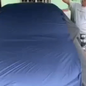 2 Tone Car Cover for HYUNDAI SANTA FE | Water Repellent & Sun Proof Garterized Strap Lock with Bag